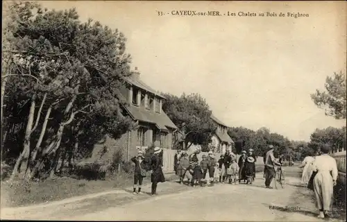 Ak Cayeux sur Mer Somme, Chalets, Bois de Brighton