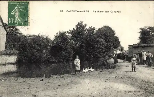 Ak Cayeux sur Mer Somme, Mare aux Canards