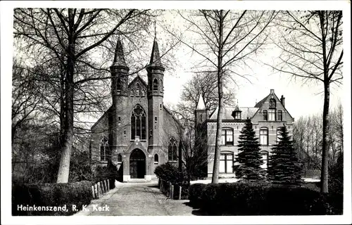 Ak Heinkenszand Zeeland, R. K. Kirche