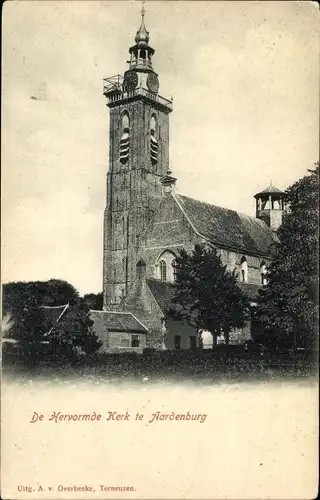 Ak Aardenburg Sluis Zeeland Niederlande, H. Kirche