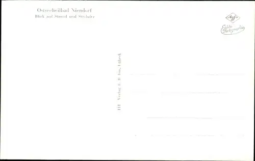 Ak Ostseebad Niendorf Timmendorfer Strand, Strandpromenade, Strand, Steilufer