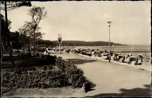 Foto Ak Ostseebad Niendorf Timmendorfer Strand, Promenade, Strand