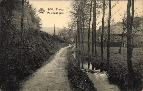 Ak Marché Theux Wallonie Lüttich, Rustikale Aussicht