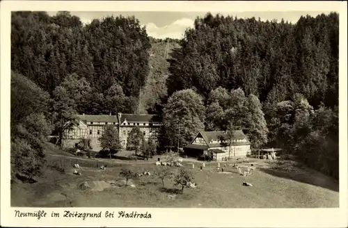Ak Stadtroda in Thüringen, Zeitzgrund, Neumühle
