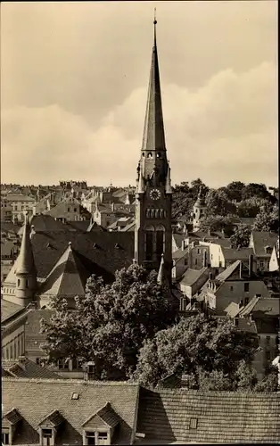 Ak Altenburg in Thüringen, Blick über die Dächer, Kirche