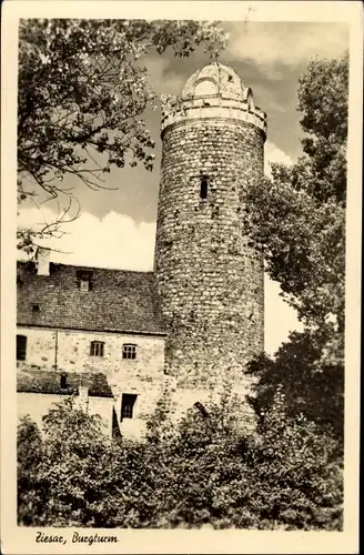 Ak Ziesar in Brandenburg, Burgturm