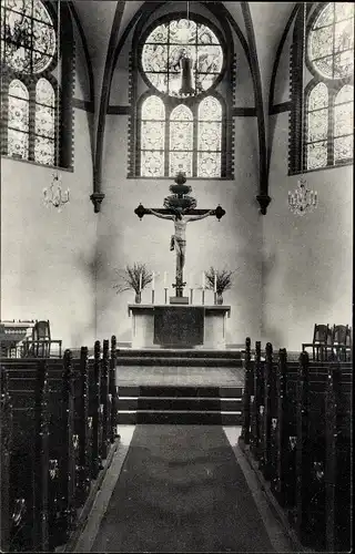 Ak Hainichen in Sachsen, Trinitatiskirche, Innenansicht, Altar