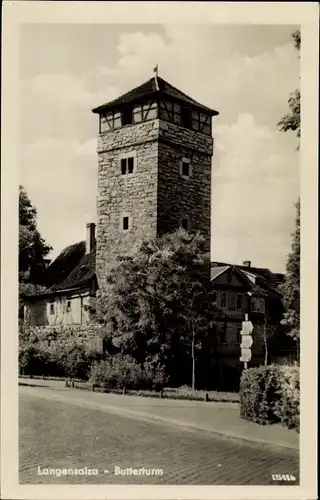 Ak Bad Langensalza in Thüringen, Butterturm