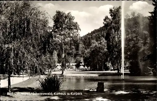 Ak Bad Liebenzell im Schwarzwald, Kurhaus und Kurpark