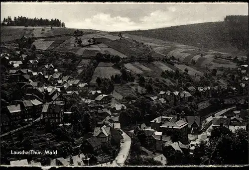 Ak Lauscha in Thüringen, Panorama vom Ort