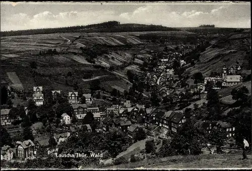 Ak Lauscha in Thüringen, Panorama vom Ort