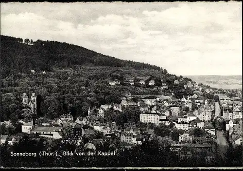 Ak Sonneberg in Thüringen, Blick von der Kappel