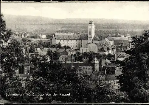 Ak Sonneberg in Thüringen, Blick von der Kappel