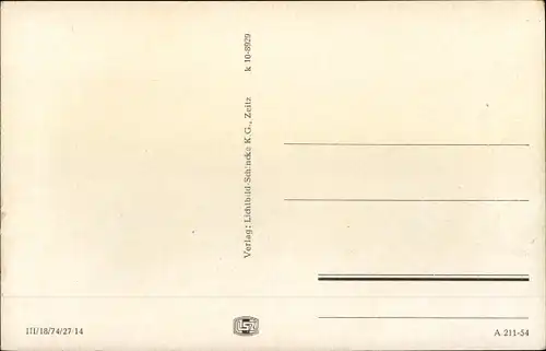 Ak Bad Lausick in Sachsen, Genesungsheim der Inneren Mission