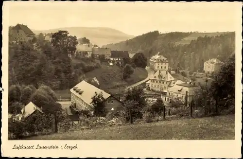 Ak Lauenstein Altenberg im Erzgebirge, Teilansicht