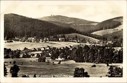 Ak Tabarz im Thüringer Wald, Panorama mit Inselsberg