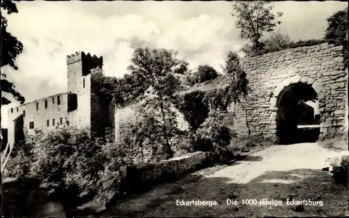 Ak Eckartsberga Burgenlandkreis, Die 1000-jährige Eckartsburg