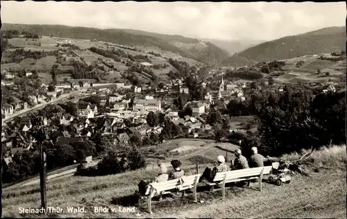 Ak Steinach Thüringer Wald, Ortschaft und Umgebung