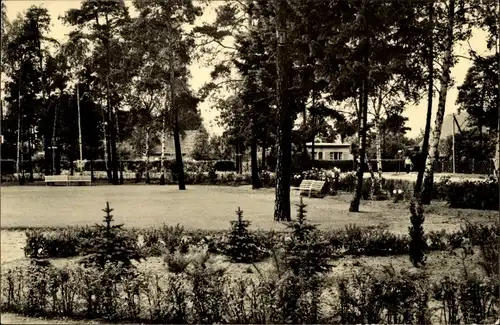 Ak Klausdorf Am Mellensee, Grünanlage der HO Strandgaststätte