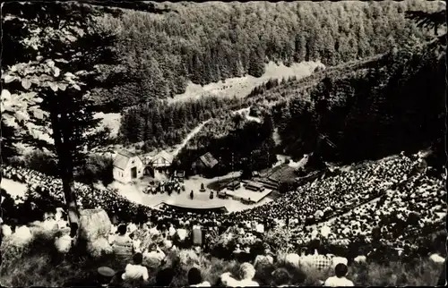 Ak Steinbach Schleusegrund Thüringen, Naturtheater Deutsch-Sowjetische-Freundschaft