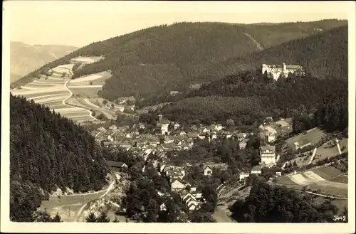 Ak Bad Leutenberg Thüringen, Panorama, Blick vom neuen Weg