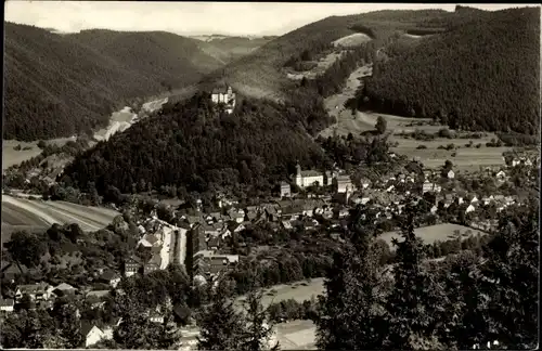 Ak Leutenberg Thüringen, Blick von der Wandslebhütte auf die Stadt