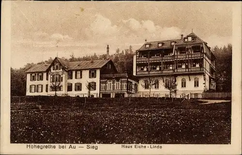 Ak Hohegrete Pracht im Westerwald, Haus Eiche-Linde