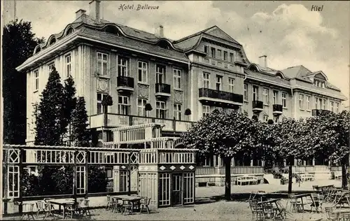 Ak Düsternbrook Kiel, Hotel Bellevue