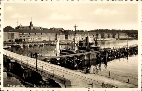 Ak Mürwik Flensburg in Schleswig Holstein, Torpedoschule