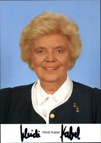 Ak Schauspielerin Heidi Kabel, Portrait, Autogramm