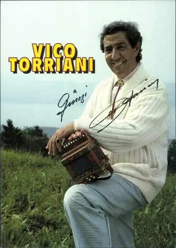 Ak Sänger Vico Torriani, Portrait, Autogramm