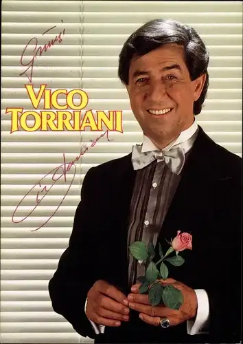 Ak Sänger Vico Torriani, Portrait, Autogramm