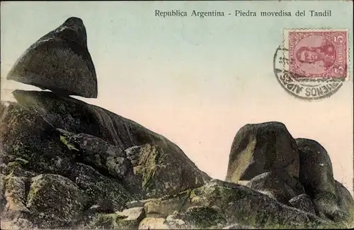 Ak Tandil Argentinien, La Piedra Movediza