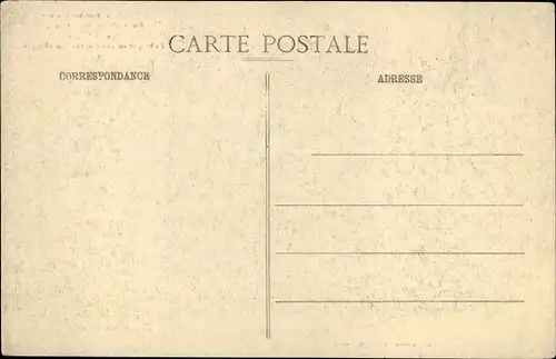 Postkarte Nancy Meurthe et Moselle, Bombardierung 1914, Rue Saint Nicolas