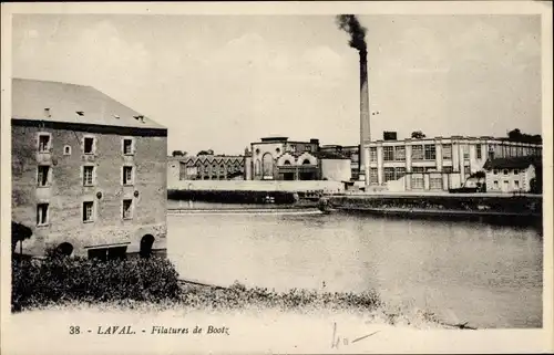 Ak Laval Mayenne, Filatures de Bootz
