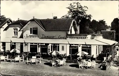 Ak Leersum Utrechtse Heuvelrug Utrecht, Cafe Restaurant Jachthuis Damlust
