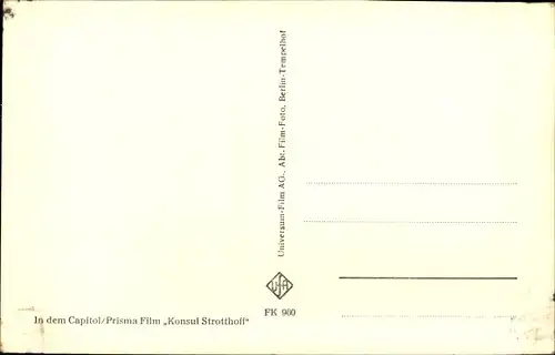 Ak Schauspielerin Inge Egger, Film Konsul Strotthoff, Portrait, Autogramm