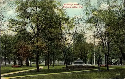 Ak Indianapolis Indiana USA, Military Park