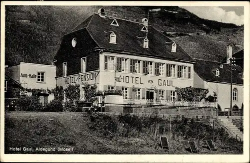 Ak Sankt Aldegund an der Mosel, Hotel Pension Gaul