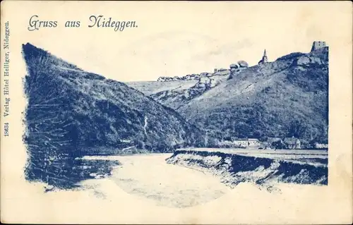 Ak Nideggen in der Eifel, Landschaft, Ort
