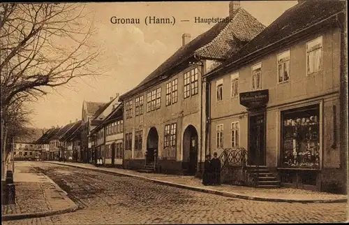 Ak Gronau an der Leine Niedersachsen, Hauptstraße, Geschäft