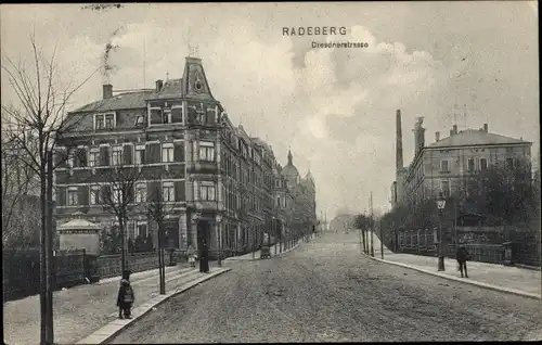 Ak Radeberg in Sachsen, Dresdner Straße