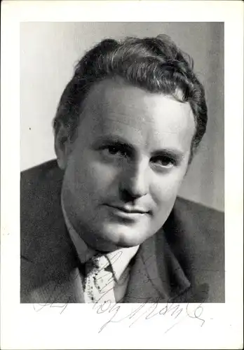 Ak Schauspieler Edy Frauler, Portrait, Autogramm