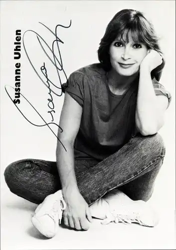 Ak Schauspielerin Susanne Uhlen, Portrait, Autogramm