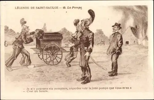 Ak Legende de Saint Saulge, La Pompe