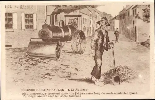 Ak Legende de Saint-Saulge, Le Rouleau
