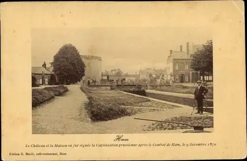 Ak Ham Somme, Das Schloss und das Haus