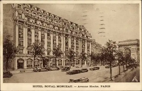 Ak Paris VIII., Hotel Royal Monceau, Avenue Hoche