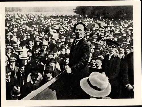 Sammelbild Geschichte der deutschen Arbeiterbewegung Teil II Bild 60, Karl Liebknecht, Berlin 1909
