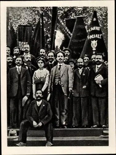 Sammelbild Geschichte der deutschen Arbeiterbewegung Teil II Bild 72, Karl Liebknecht 1914